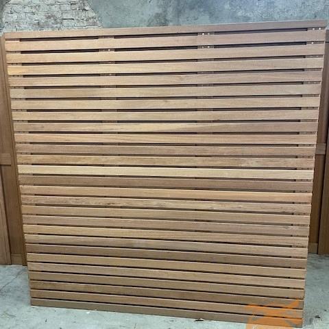 Hardhout Elan Scherm 180x180 cm. 328818=V