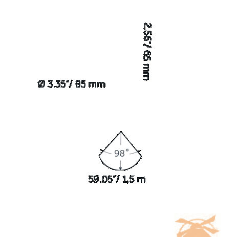 Sway Pendant Ext 100-230V Black Without Base