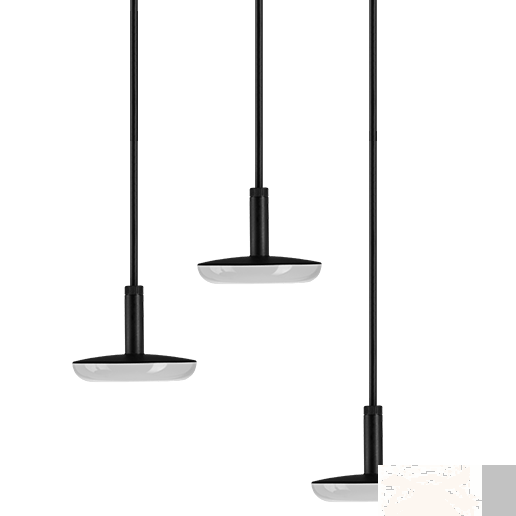 Sway Pendant Ext 100-230V Black Without Base