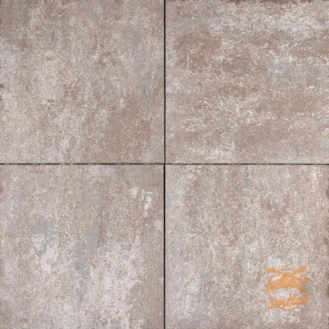 Trippel T 60x60x4cm. Bruin Nuance