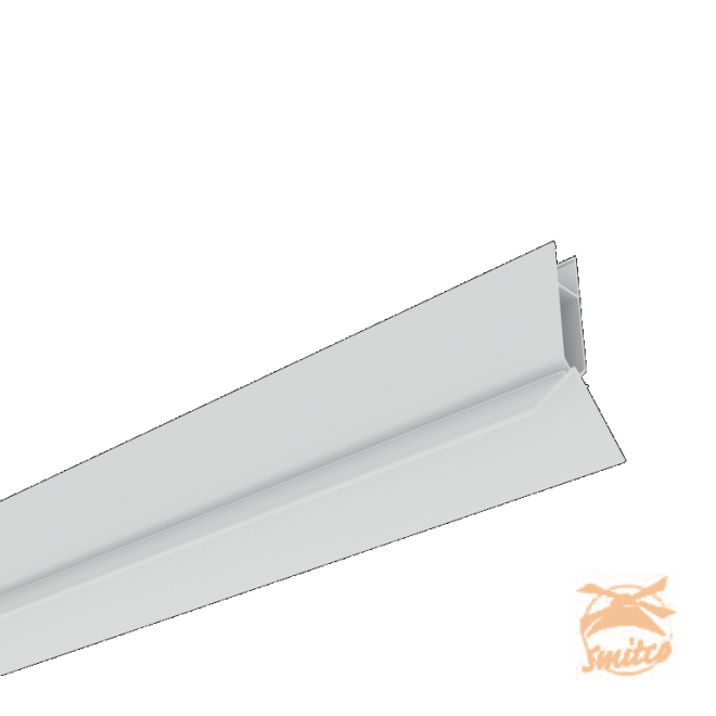 NewTechWood Aluminium Co-Extrusie Hoekprofiel Rhombus t.b.v. Wand Bekleding, 6x6x300 cm. Red Cedar  