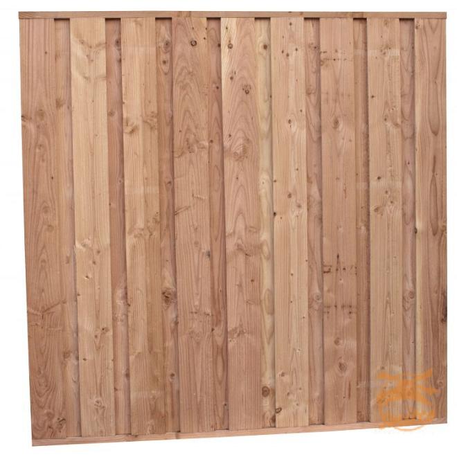 Beto-Dichtplankscherm Van Fijnbezaagde Douglas Planken 180x180 cm.  W40794