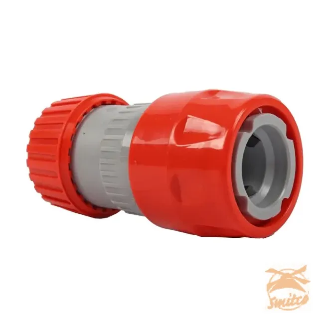 Snelkoppeling 12-18mm. Met STOP  En Slanghouder