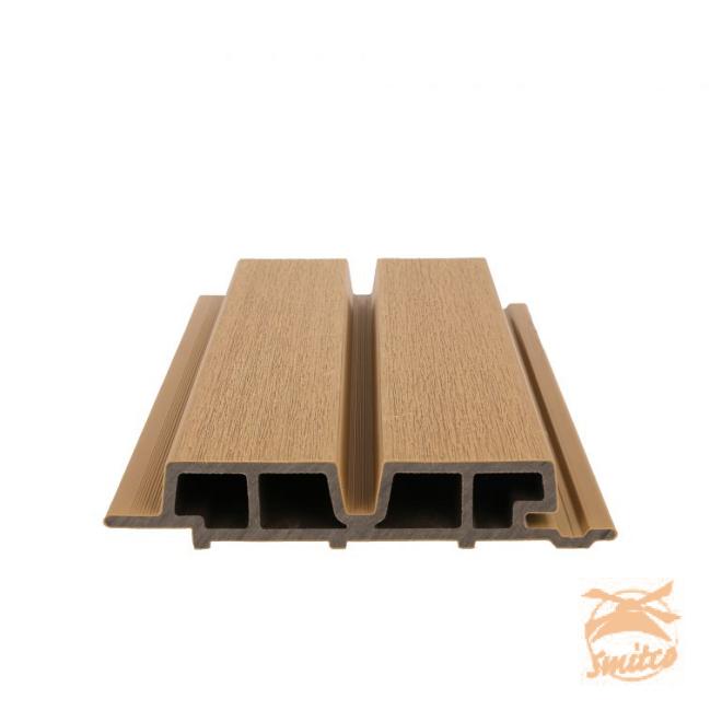 NewTechWood Composiet Co-Extrusie Wand Bekleding Castellaton PRO65 3,3x18x390cm. Red Cedar