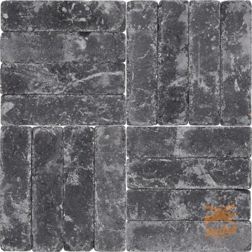 Abbeystones Waalformaat 5x20x7 cm. Bobbio (Nero)