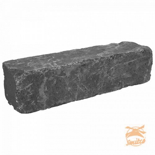 Linia Excellence Getrommeld 15x15x60 cm Grijs/Zwart