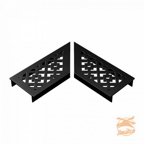 Ultra Drain Blackline Disegno Rooster L-Hoek + Hoekstuk