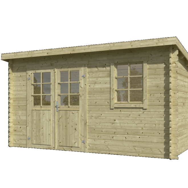 Onze Outdoor Life Overkappingen en Blokhutten worden geleverd exclusief dakbedekking, vloer en Funda