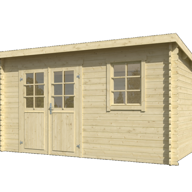 Onze Outdoor Life Overkappingen en Blokhutten worden geleverd exclusief dakbedekking, vloer en Funda