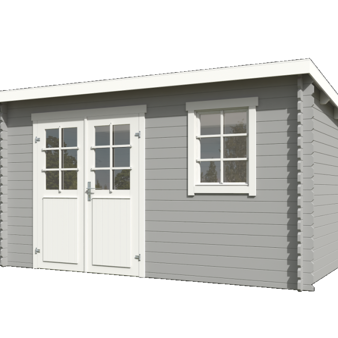 Onze Outdoor Life Overkappingen en Blokhutten worden geleverd exclusief dakbedekking, vloer en Funda