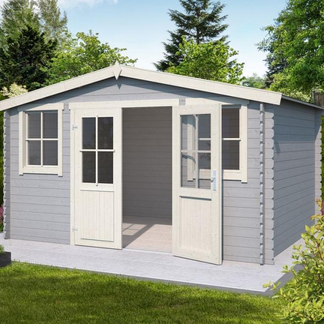 Onze Outdoor Life Overkappingen en Blokhutten worden geleverd exclusief dakbedekking, vloer en Funda