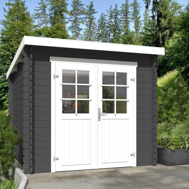 Onze Outdoor Life Overkappingen en Blokhutten worden geleverd exclusief dakbedekking, vloer en Funda