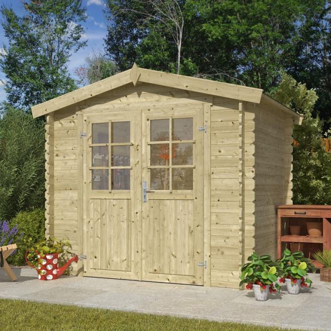 Onze Outdoor Life Overkappingen en Blokhutten worden geleverd exclusief dakbedekking, vloer en Funda