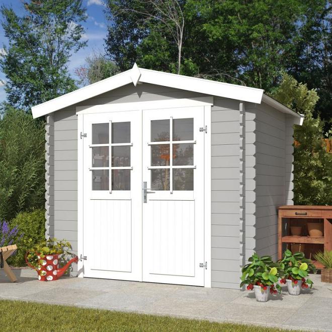 Onze Outdoor Life Overkappingen en Blokhutten worden geleverd exclusief dakbedekking, vloer en Funda