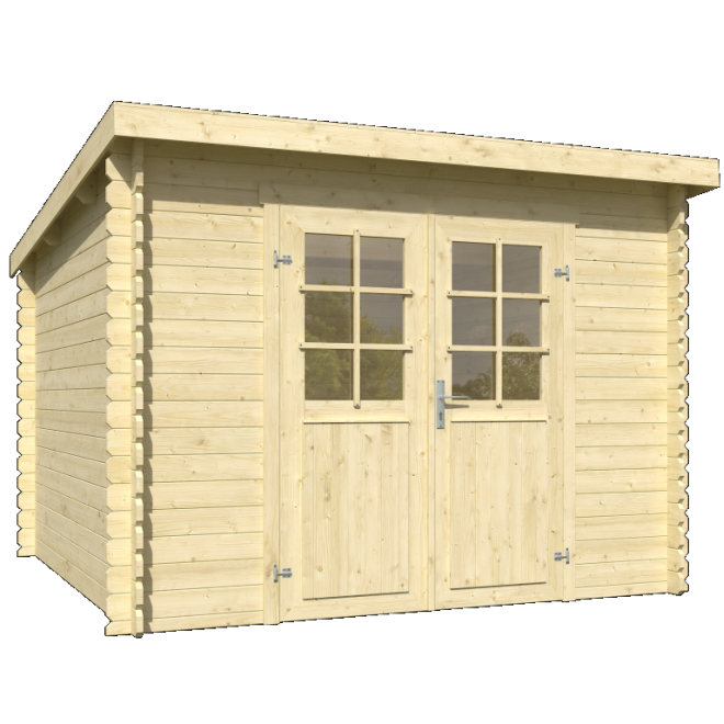 Onze Outdoor Life Overkappingen en Blokhutten worden geleverd exclusief dakbedekking, vloer en Funda