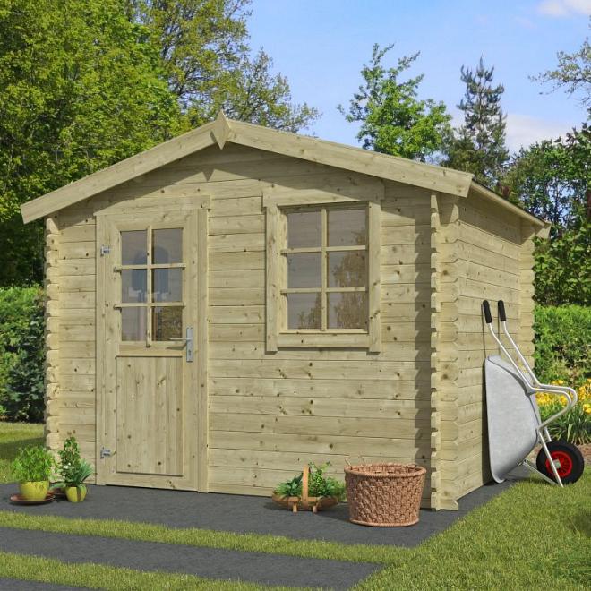 Onze Outdoor Life Overkappingen en Blokhutten worden geleverd exclusief dakbedekking, vloer en Funda