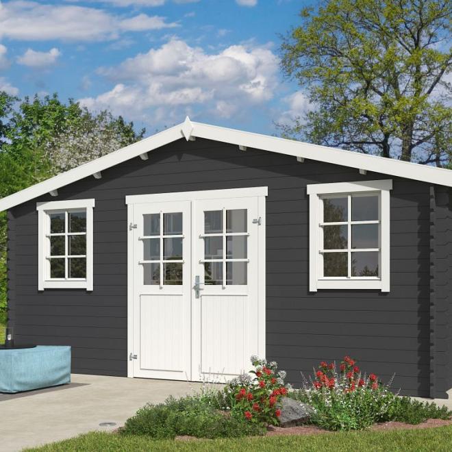 Onze Outdoor Life Overkappingen en Blokhutten worden geleverd exclusief dakbedekking, vloer en Funda