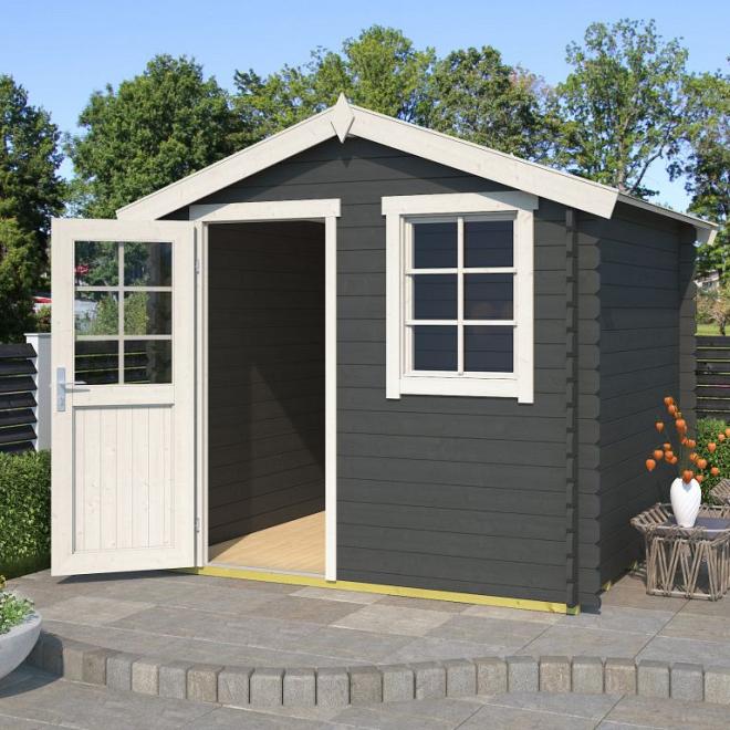 Onze Outdoor Life Overkappingen en Blokhutten worden geleverd exclusief dakbedekking, vloer en Funda