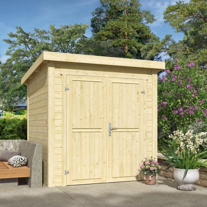 Onze Outdoor Life Overkappingen en Blokhutten worden geleverd exclusief dakbedekking, vloer en Funda