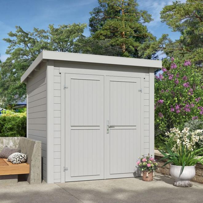 Onze Outdoor Life Overkappingen en Blokhutten worden geleverd exclusief dakbedekking, vloer en Funda