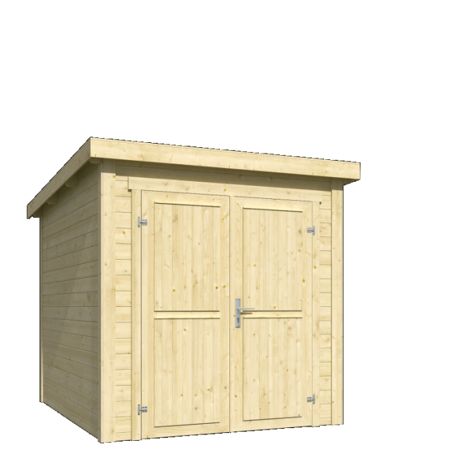 Onze Outdoor Life Overkappingen en Blokhutten worden geleverd exclusief dakbedekking, vloer en Funda