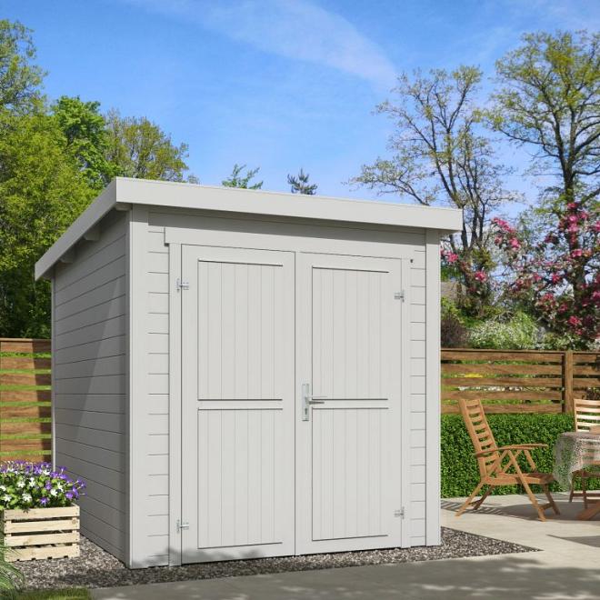 Onze Outdoor Life Overkappingen en Blokhutten worden geleverd exclusief dakbedekking, vloer en Funda