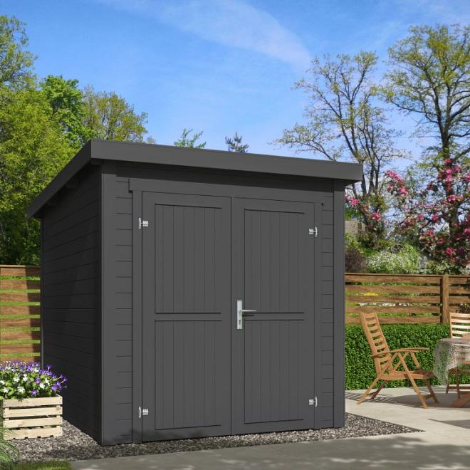 Onze Outdoor Life Overkappingen en Blokhutten worden geleverd exclusief dakbedekking, vloer en Funda