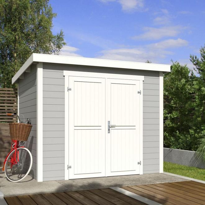 Onze Outdoor Life Overkappingen en Blokhutten worden geleverd exclusief dakbedekking, vloer en Funda