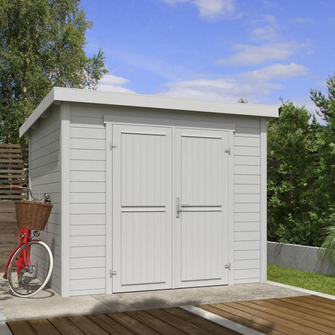 Onze Outdoor Life Overkappingen en Blokhutten worden geleverd exclusief dakbedekking, vloer en Funda