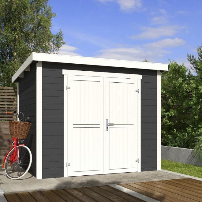 Onze Outdoor Life Overkappingen en Blokhutten worden geleverd exclusief dakbedekking, vloer en Funda