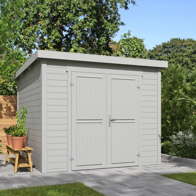 Onze Outdoor Life Overkappingen en Blokhutten worden geleverd exclusief dakbedekking, vloer en Funda