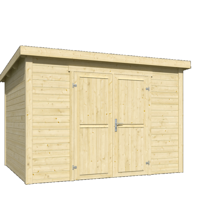 Onze Outdoor Life Overkappingen en Blokhutten worden geleverd exclusief dakbedekking, vloer en Funda