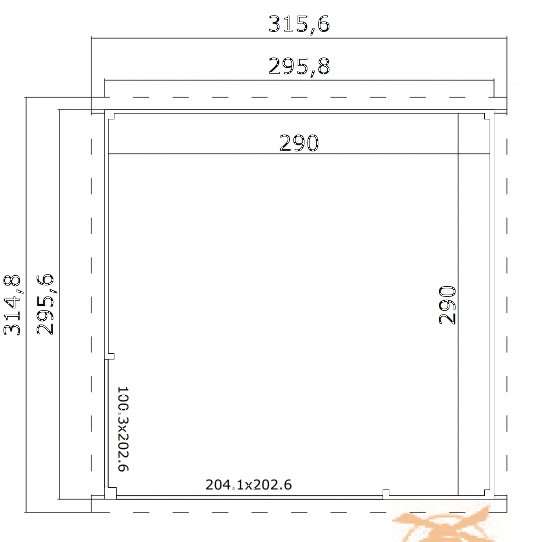 Onze Outdoor Life Overkappingen en Blokhutten worden geleverd exclusief dakbedekking, vloer en Funda