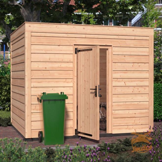 Onze Outdoor Life Overkappingen en Blokhutten worden geleverd exclusief dakbedekking, vloer en Funda