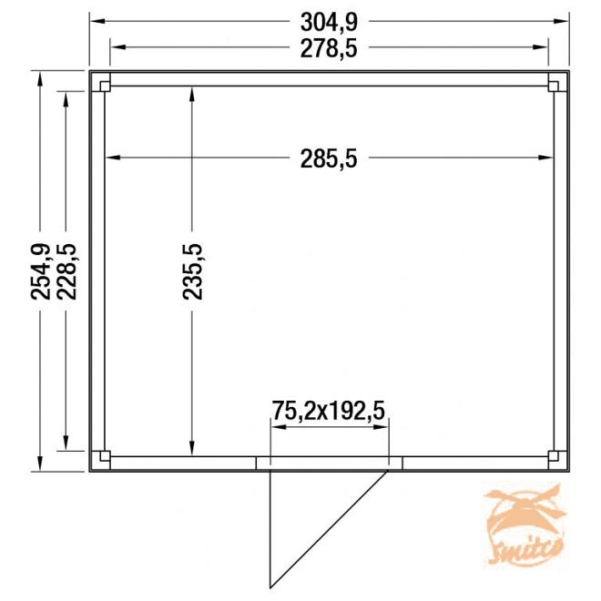 Onze Outdoor Life Overkappingen en Blokhutten worden geleverd exclusief dakbedekking, vloer en Funda
