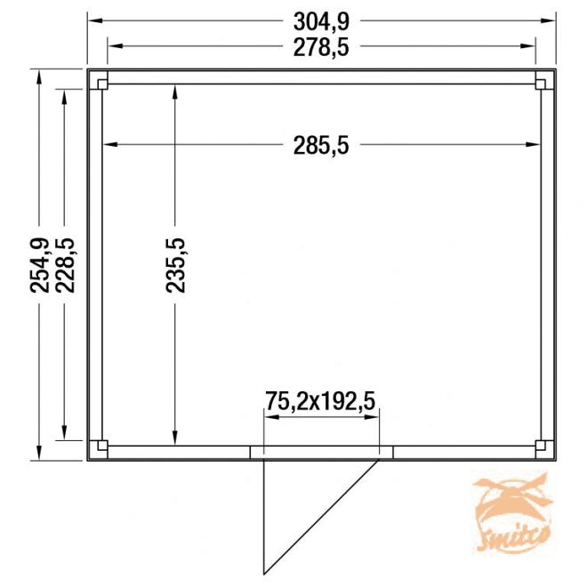 Onze Outdoor Life Overkappingen en Blokhutten worden geleverd exclusief dakbedekking, vloer en Funda