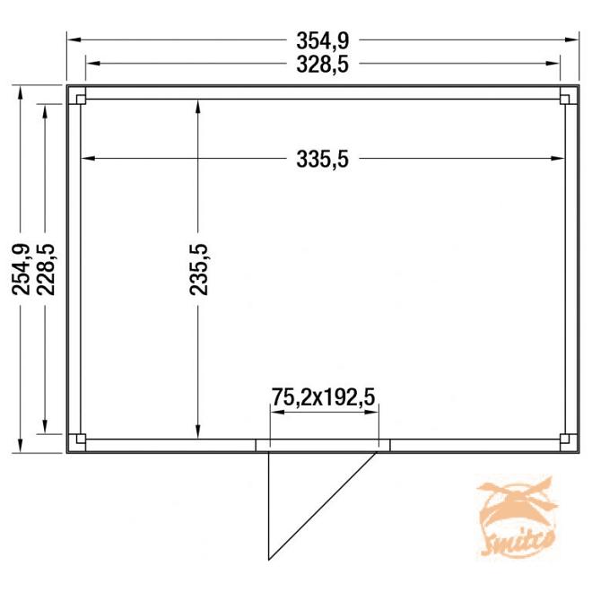 Onze Outdoor Life Overkappingen en Blokhutten worden geleverd exclusief dakbedekking, vloer en Funda