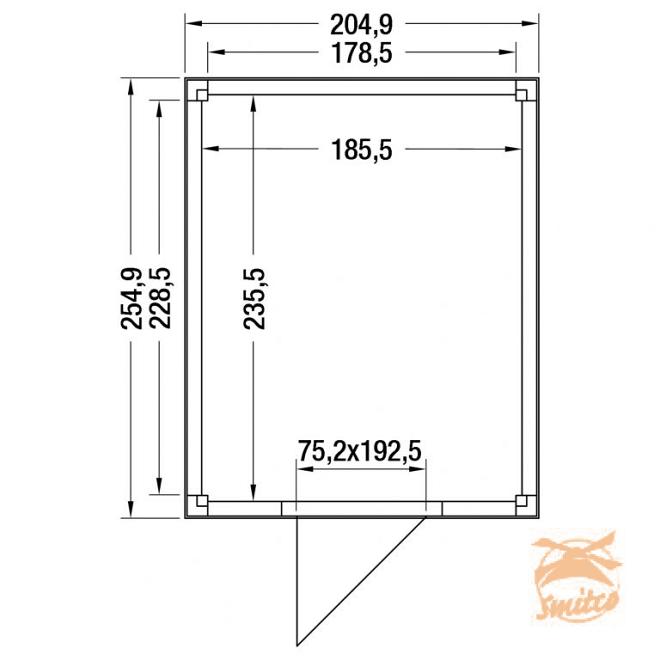 Onze Outdoor Life Overkappingen en Blokhutten worden geleverd exclusief dakbedekking, vloer en Funda