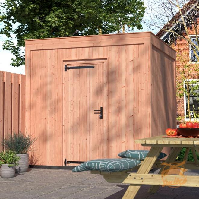 Onze Outdoor Life Overkappingen en Blokhutten worden geleverd exclusief dakbedekking, vloer en Funda