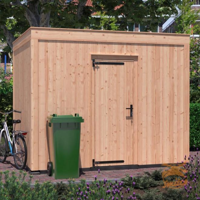 Onze Outdoor Life Overkappingen en Blokhutten worden geleverd exclusief dakbedekking, vloer en Funda