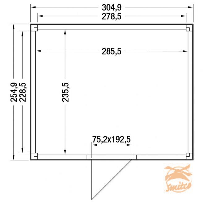 Onze Outdoor Life Overkappingen en Blokhutten worden geleverd exclusief dakbedekking, vloer en Funda