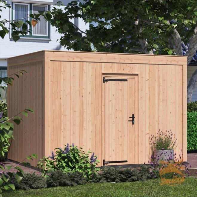 Onze Outdoor Life Overkappingen en Blokhutten worden geleverd exclusief dakbedekking, vloer en Funda