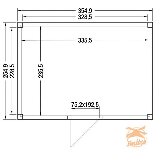 Onze Outdoor Life Overkappingen en Blokhutten worden geleverd exclusief dakbedekking, vloer en Funda