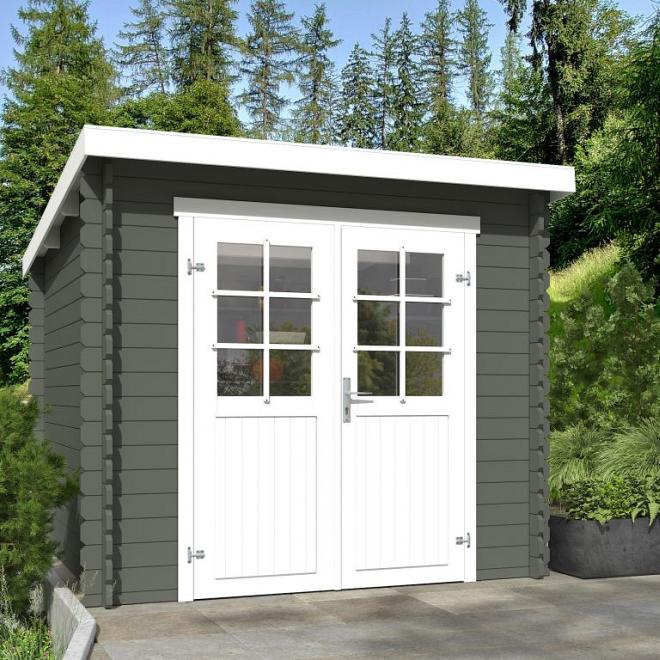 Onze Outdoor Life Overkappingen en Blokhutten worden geleverd exclusief dakbedekking, vloer en Funda