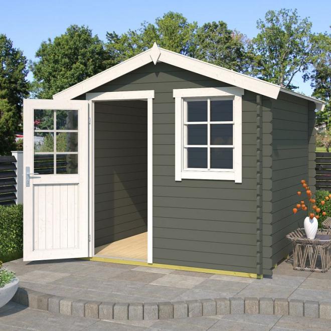 Onze Outdoor Life Overkappingen en Blokhutten worden geleverd exclusief dakbedekking, vloer en Funda