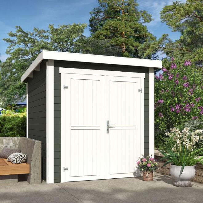 Onze Outdoor Life Overkappingen en Blokhutten worden geleverd exclusief dakbedekking, vloer en Funda