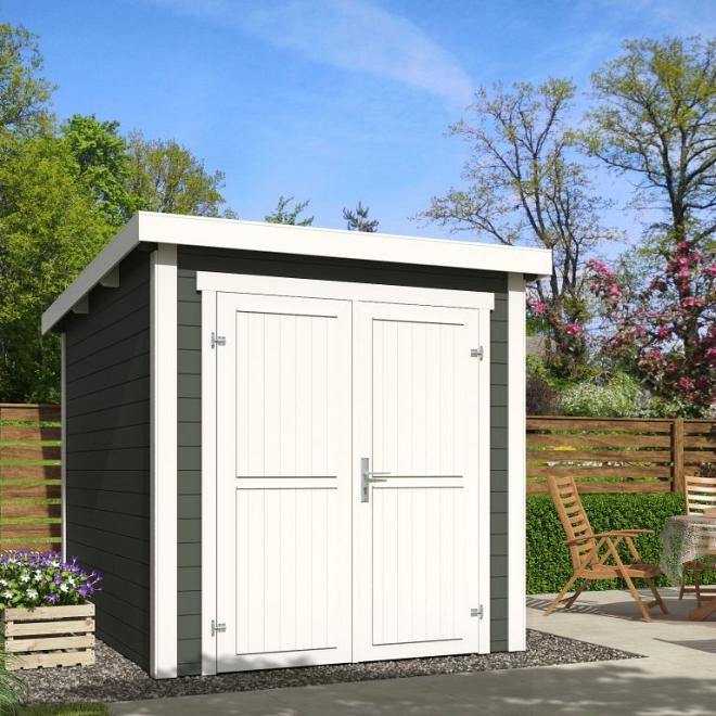 Onze Outdoor Life Overkappingen en Blokhutten worden geleverd exclusief dakbedekking, vloer en Funda