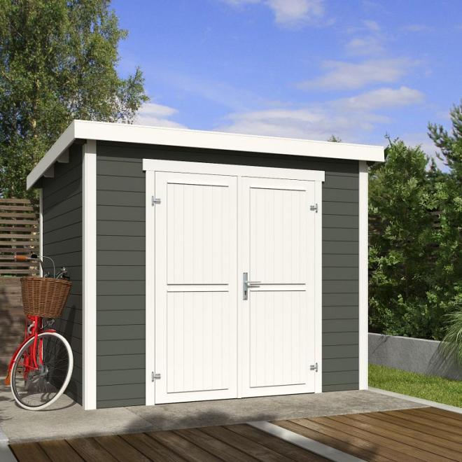 Onze Outdoor Life Overkappingen en Blokhutten worden geleverd exclusief dakbedekking, vloer en Funda