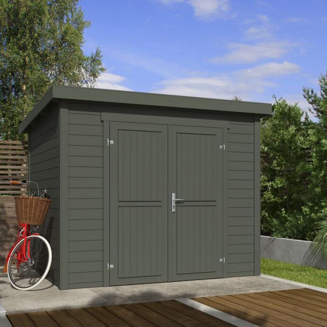 Onze Outdoor Life Overkappingen en Blokhutten worden geleverd exclusief dakbedekking, vloer en Funda