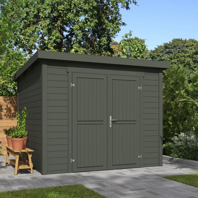 Onze Outdoor Life Overkappingen en Blokhutten worden geleverd exclusief dakbedekking, vloer en Funda